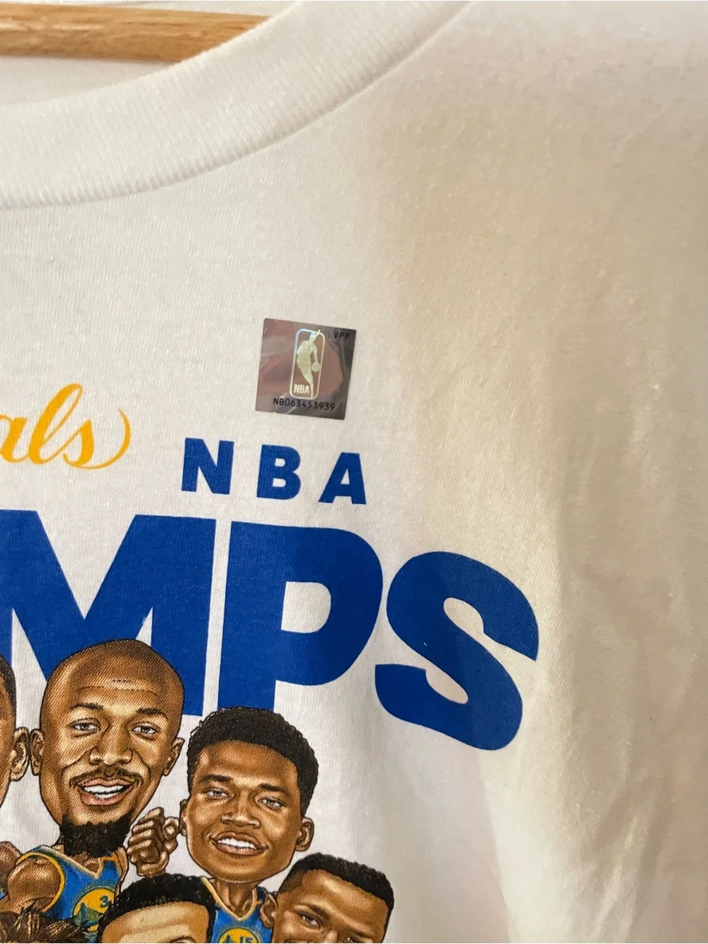 2017 Golden State Warriors NBA Champions Adidas Caricature T Men’s 2XL NWT